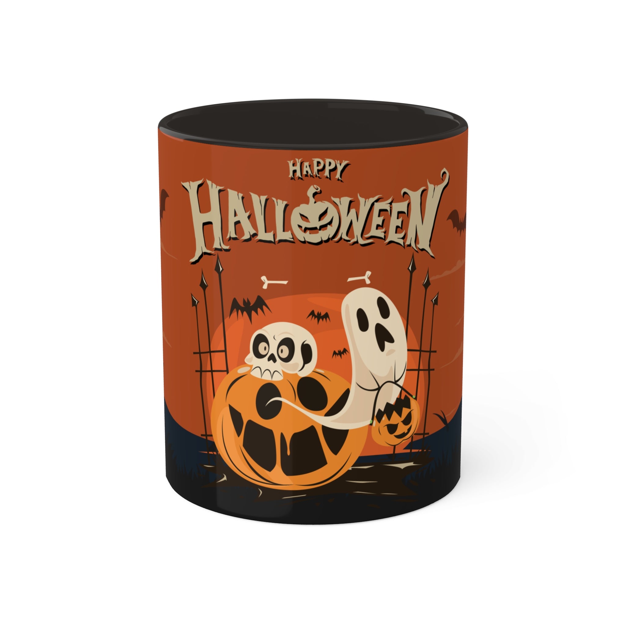 Happy Halloween with Pumpkin | Colorful Mugs